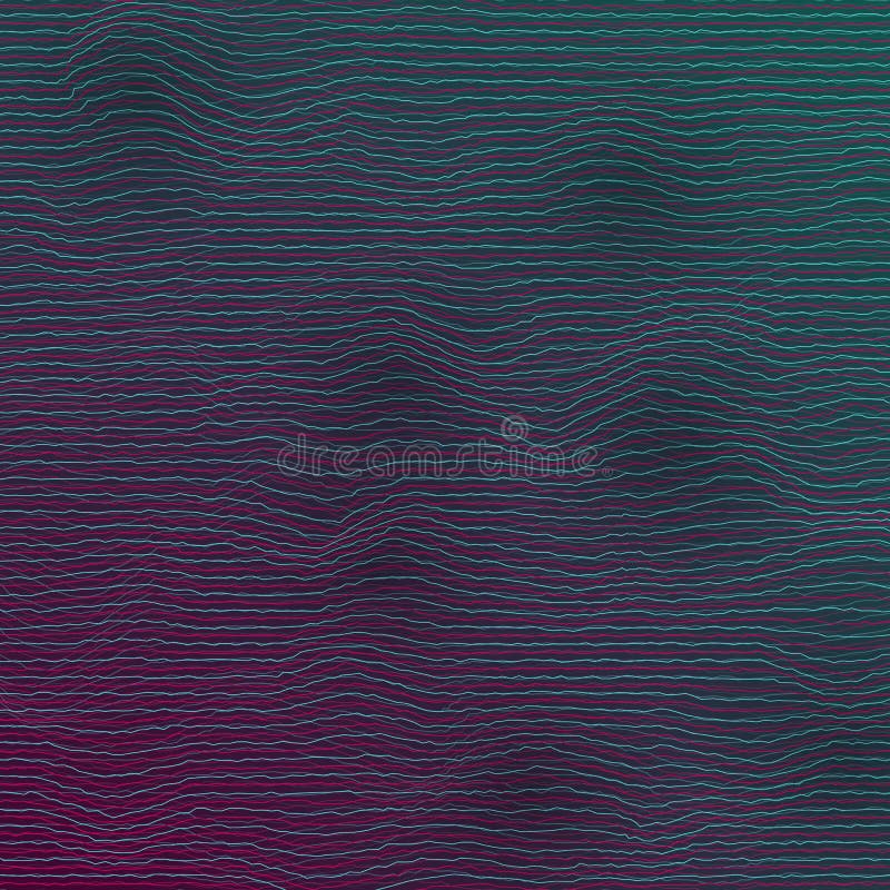Effetto di impulso errato di frequenza dell'equalizzatore di vettore royalty illustrazione gratis Effetto di impulso errato di frequenza dell'equalizzatore di vettore royalty illustrazione gratis