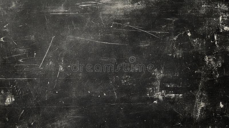 Effetto di sfondo con una superficie rivestita di una trama scura in difficoltà sovrapposta a graffi e segni di usura immagini stock