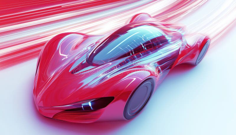 Effetto movimento ad alta velocità astratto moderno fotografia stock