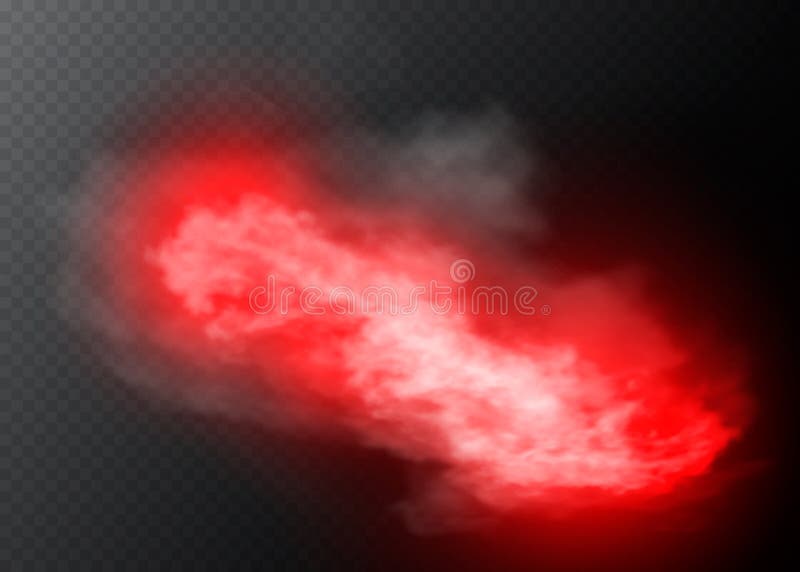 Effetto speciale trasparente rosso di colore del fumo o della nebbia Opacità bianca di vettore, fondo dello smog della foschia Il royalty illustrazione gratis Effetto speciale trasparente rosso di colore del fumo o della nebbia Opacità bianca di vettore, fondo dello smog della foschia Il royalty illustrazione gratis