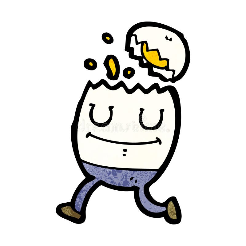 Egg cartoon character stock vector. Illustration of drawn 38063171