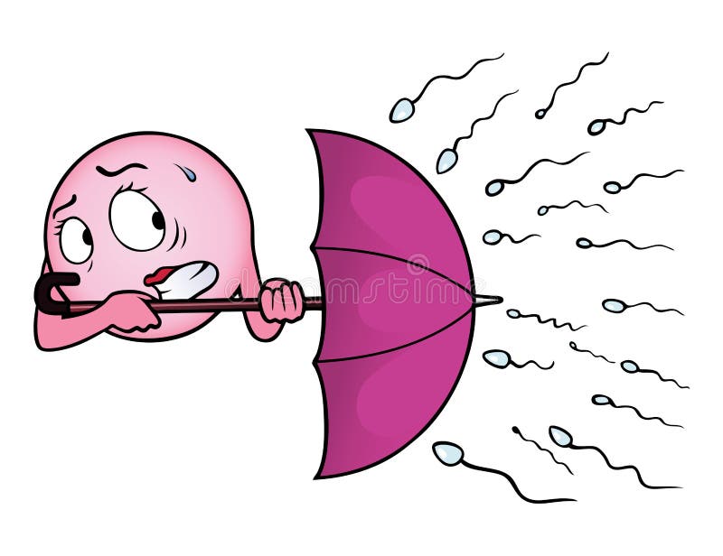 Egg Cell Holding Umbrella Against Sperm Cells Stock Vector - Illustration of unwanted, fertilization: 32560109 Egg Cell Holding Umbrella Against Sperm Cells Stock Vector - Illustration of unwanted, fertilization: 32560109