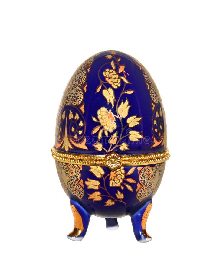 Faberge egg jewelry box stock photo. Image of history 16340522