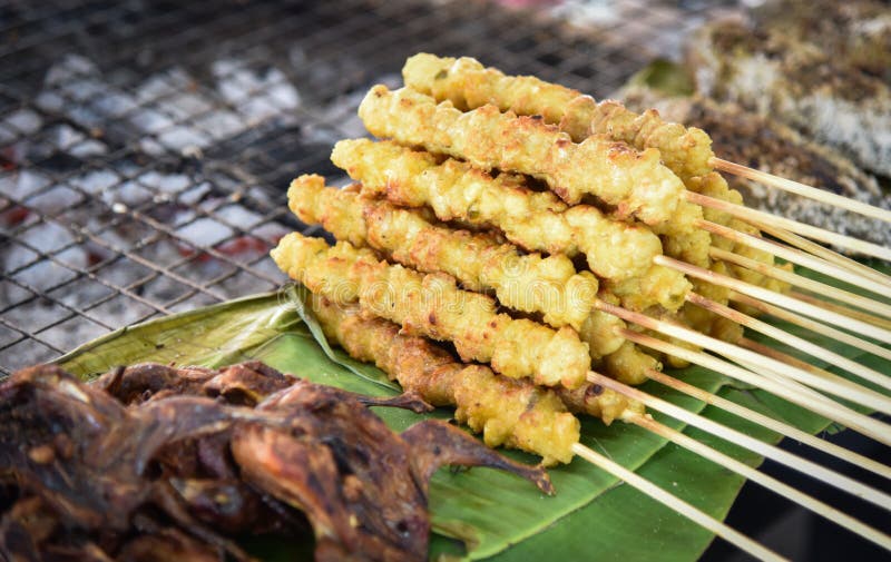 Egg fish grill stock photo. Image of market, nutritious 119839940