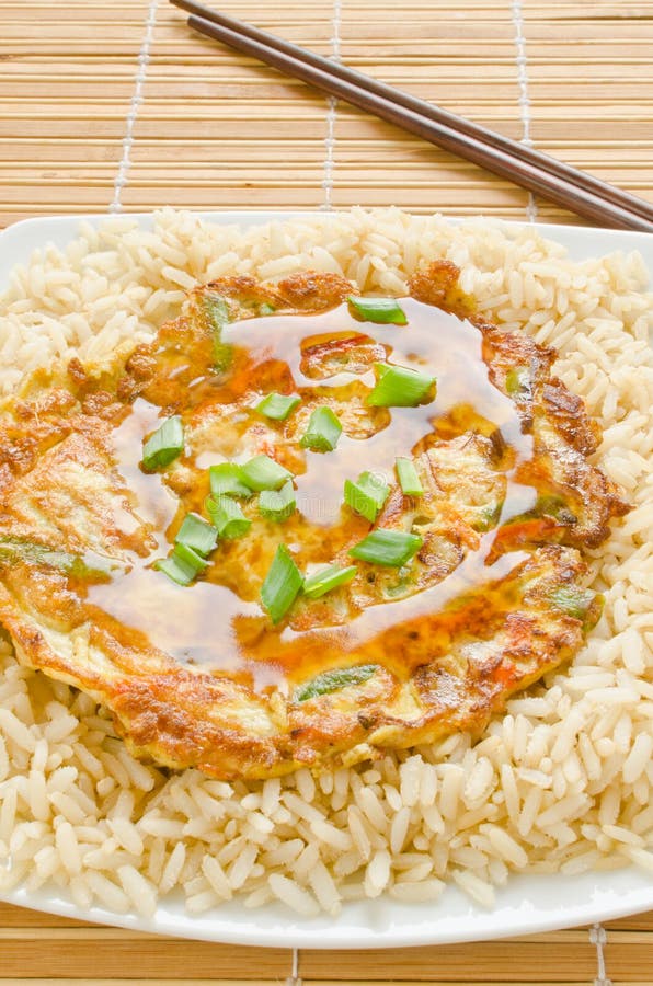 Egg Foo Young stock image. Image of sauce, cuisine, east 23852385