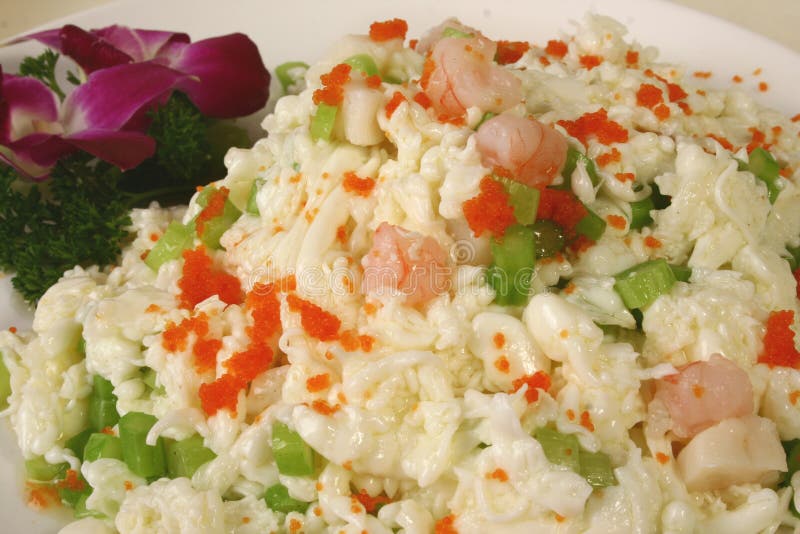 Egg fried rice royalty free stock photo