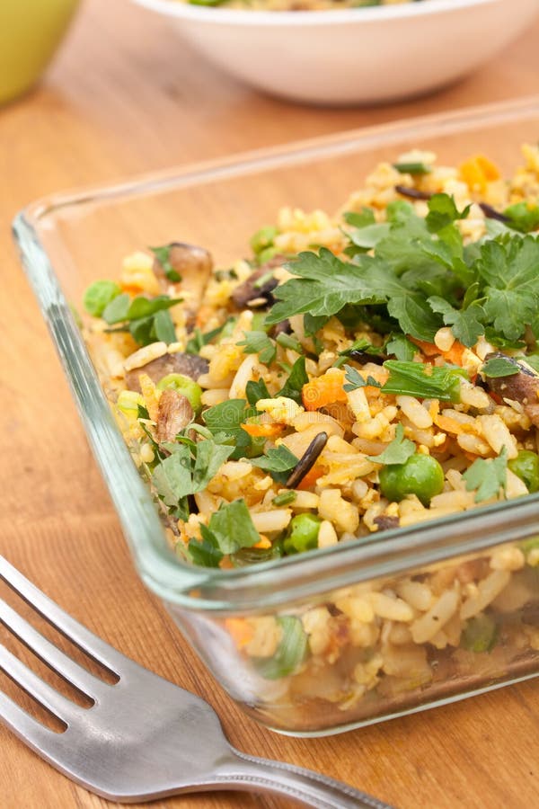 Egg Fried Rice stock image. Image of carrot, ingredient - 39153479