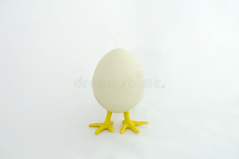 Egg with legs stock image. Image of white, eggcup, feet 9022207