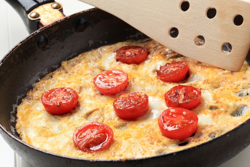 Egg omelet stock image. Image of breakfast, simple, detail - 27080767