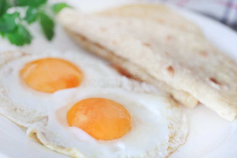 Egg Omelet with Tortilla Bread Stock Image Image of omelette, leaves