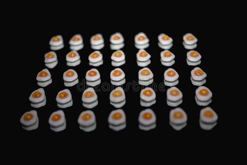 Egg Shaped Jelly Candy Isolated White Background Stock Photos Free