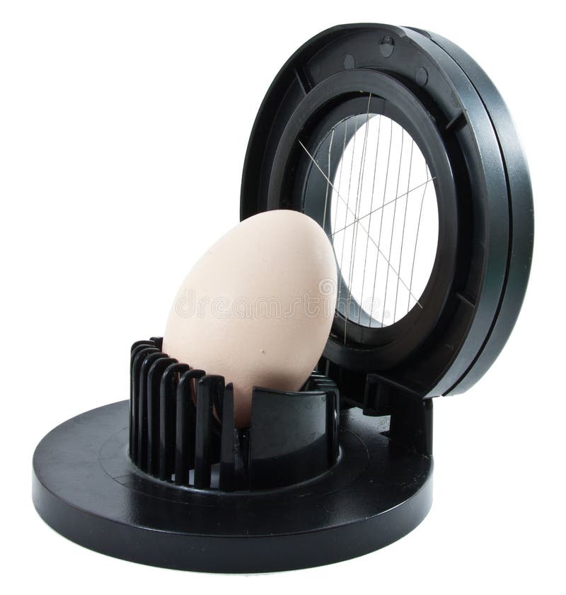 Egg slicer with one egg