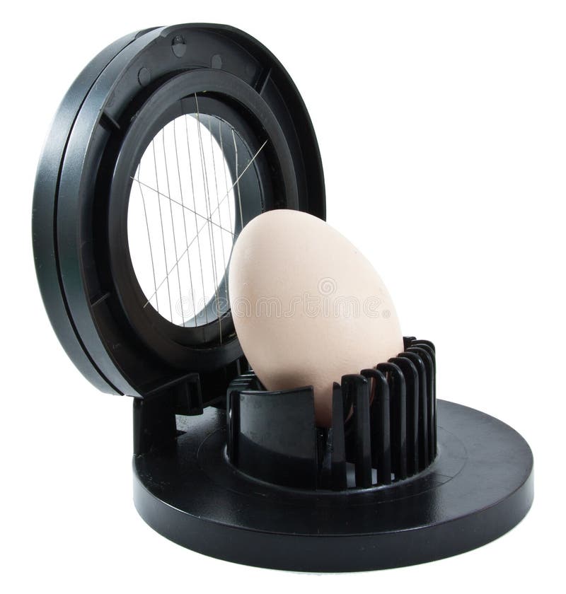 Egg slicer with one egg