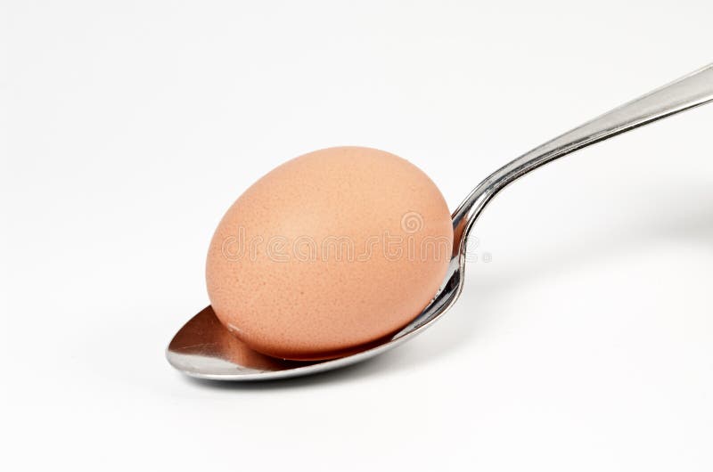 Egg and spoon stock image. Image of kitchen, food, silverware 13061439