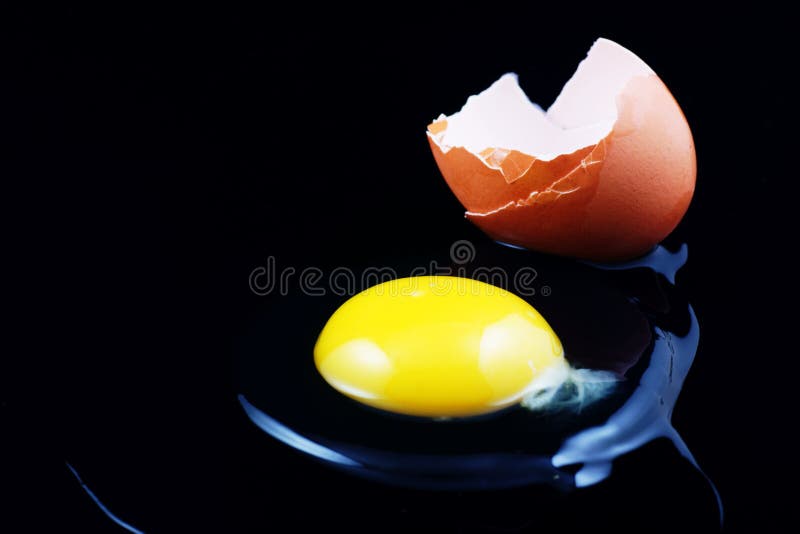 Egg yolk stock photo. Image of isolated, oval, spots 19020246