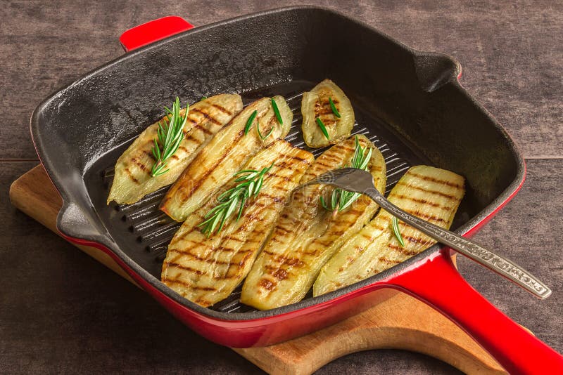 Eggplant, Baked on a Pangrill Stock Image Image of diet, tasty 71961931