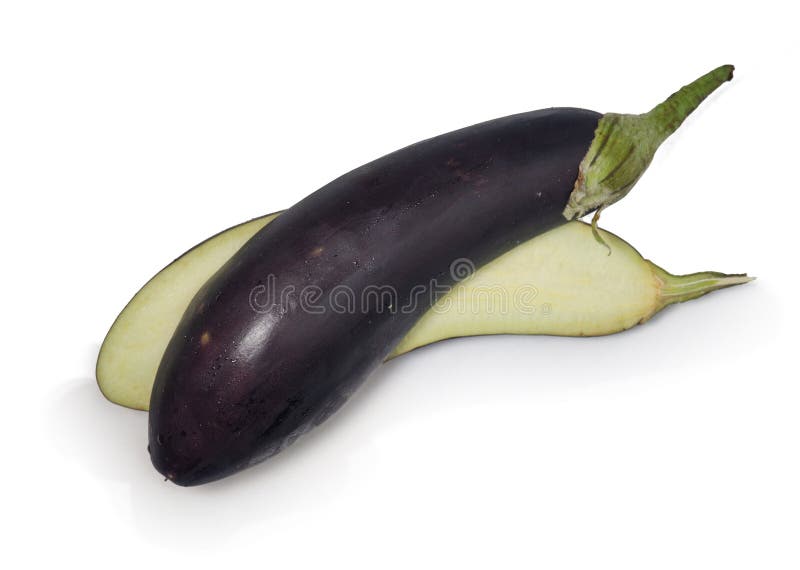 Premium Photo  Scarlet eggplant some cut in half