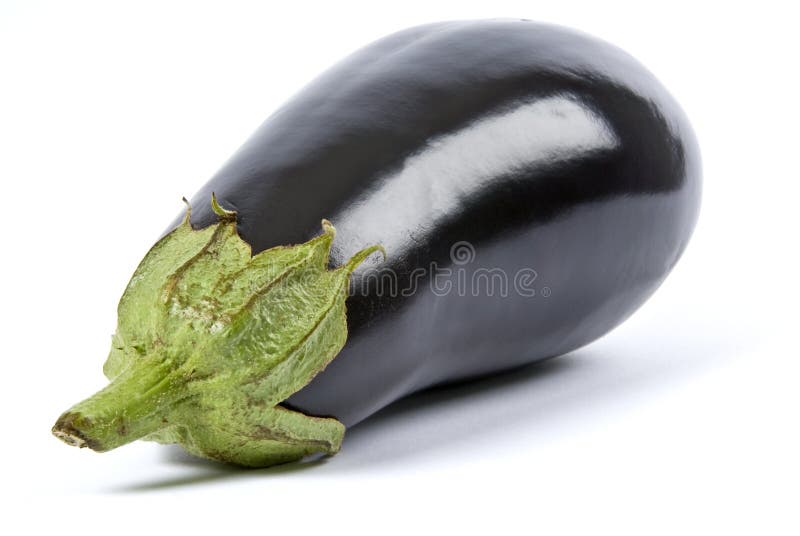 Eggplant Isolated on White