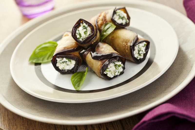 Eggplant rolls