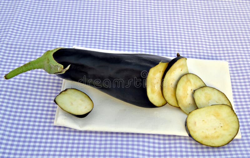 Eggplant slices stock image. Image of organic, zucchini 19192813
