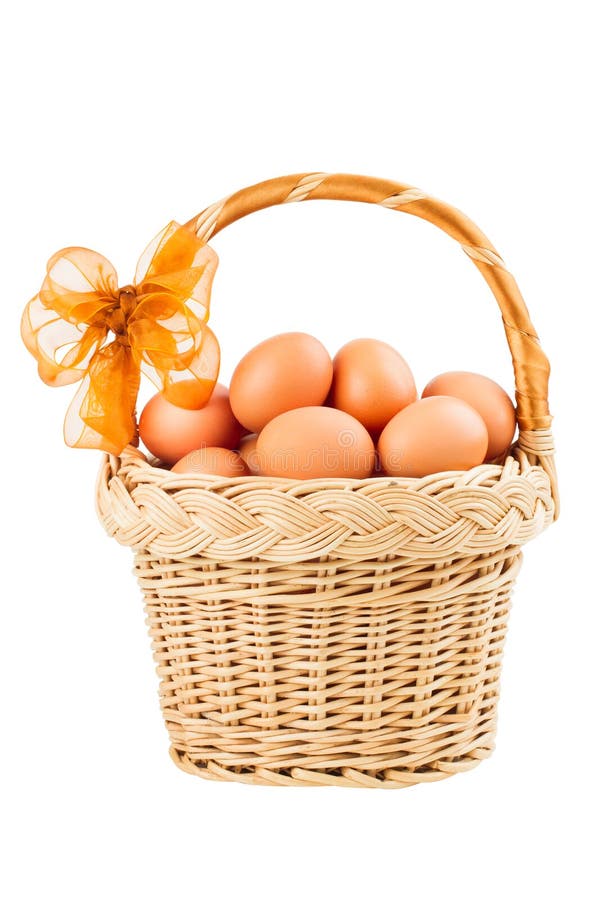 Eggs in a basket