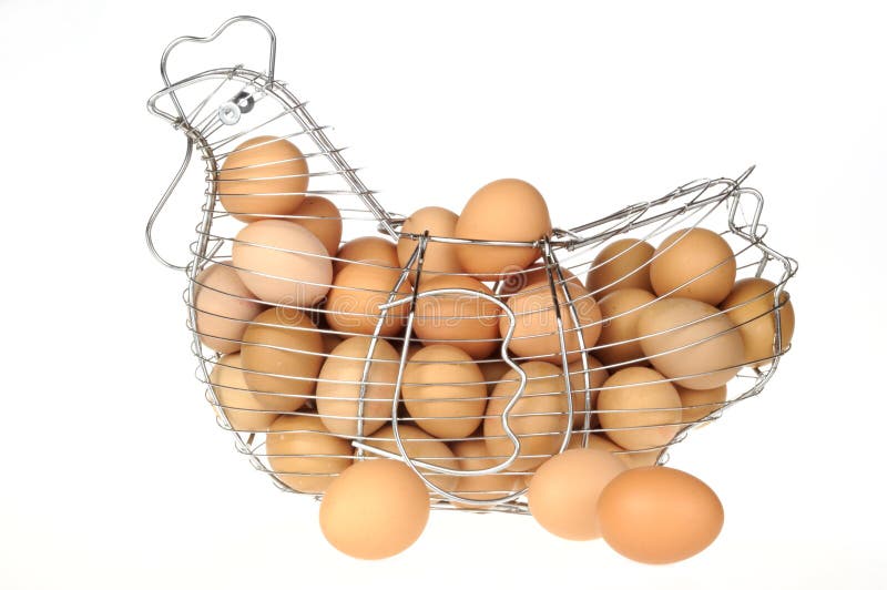 Eggs in a basket stock image. Image of eggs, product, dairy 5772689