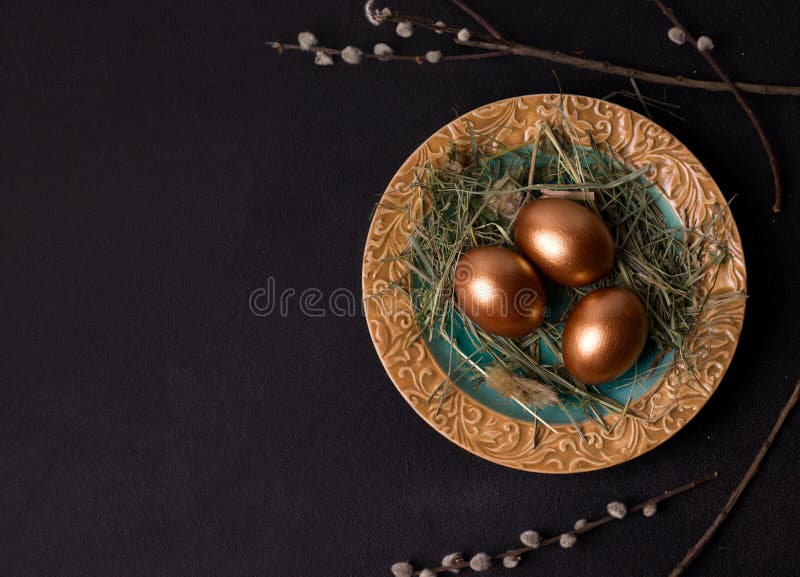 eggs for Easter on a plate