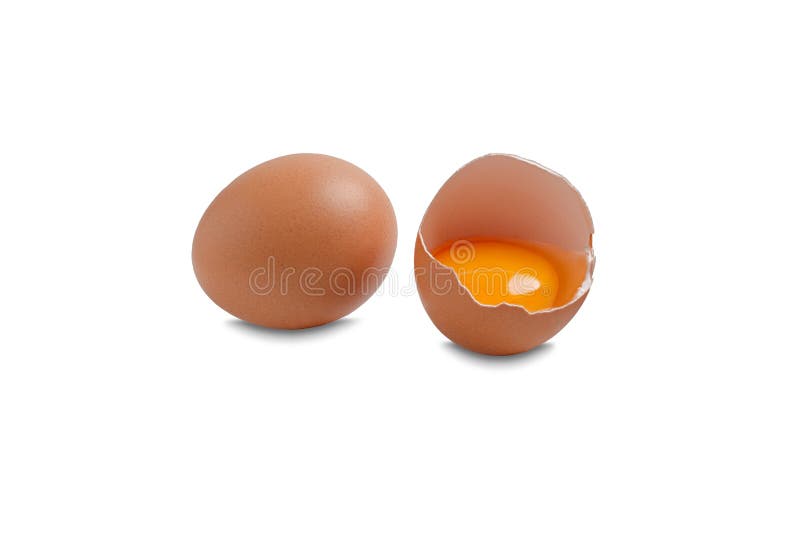 Eggs. Healthy Food Rich Calcium. Broken Egg Stock Photo Image of