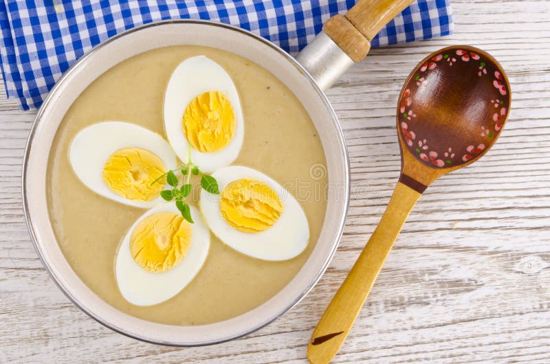 Eggs in mustard sauce stock photo. Image of meal, fresh 25852854