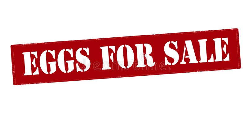 Eggs for sale stock illustration. Illustration of treachery 92111813