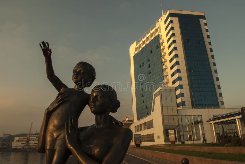 Żeglarz statua Odessa fotografia royalty free Żeglarz statua Odessa fotografia royalty free
