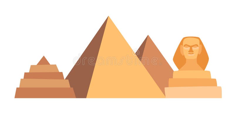 Cartoon Nature Landscape Pyramids Egypt Stock Illustrations – 344 ...