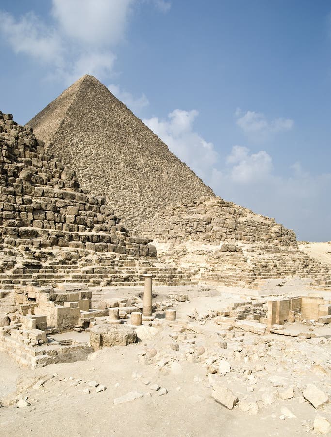 Egypte met piramides stock foto's Egypte met piramides stock foto's