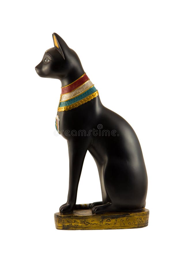 Egyptian cat statue royalty free stock photo Egyptian cat statue royalty free stock photo