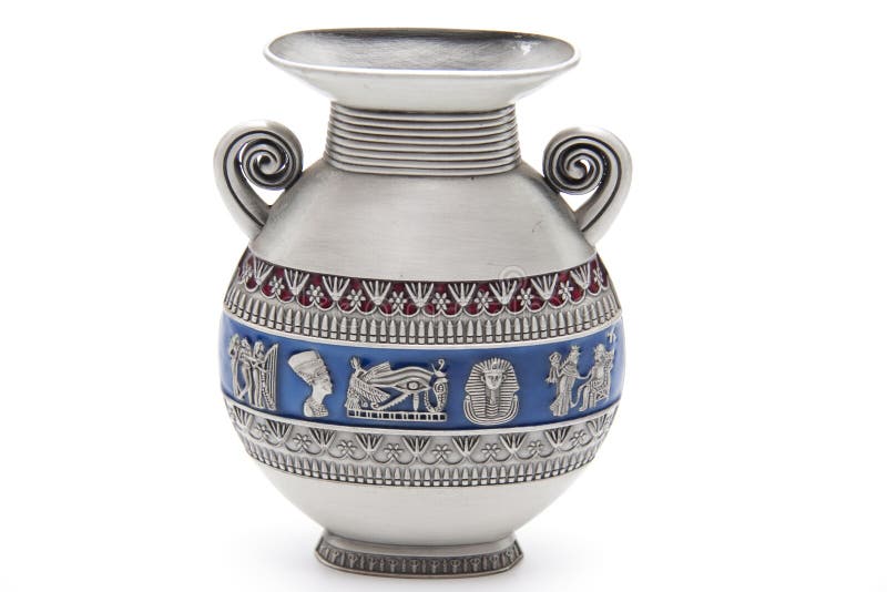 Egyptian flower vase stock image. Image of pattern, egyptian 20522067