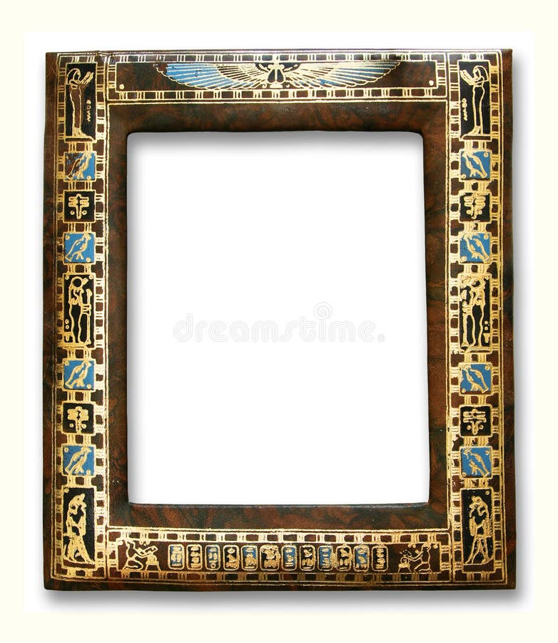 Egyptian frame stock photo. Image of showing, shape, culture 3000130