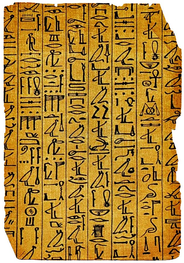 Egyptian hieroglyphs royalty free stock photos