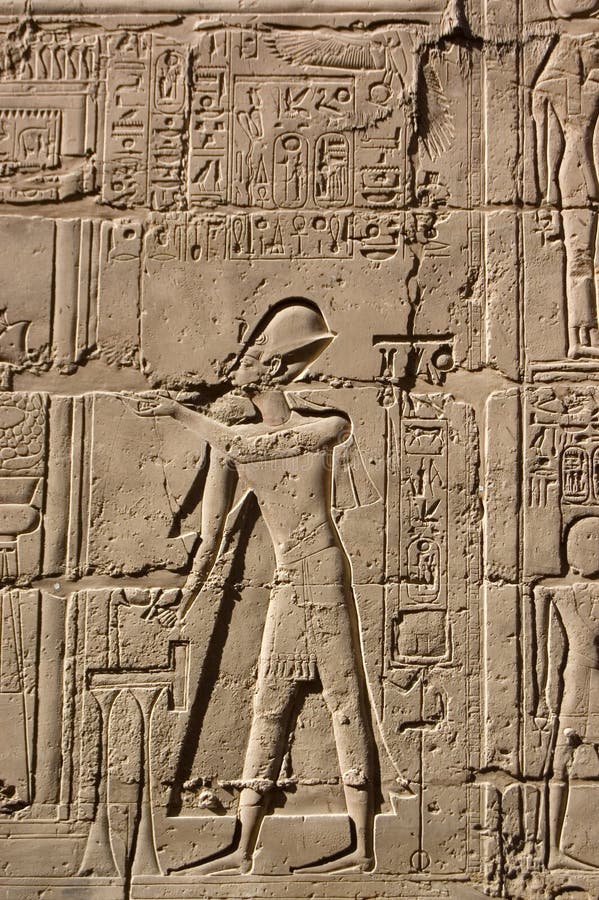 Egyptian hieroglyphs. Egypt royalty free stock photography