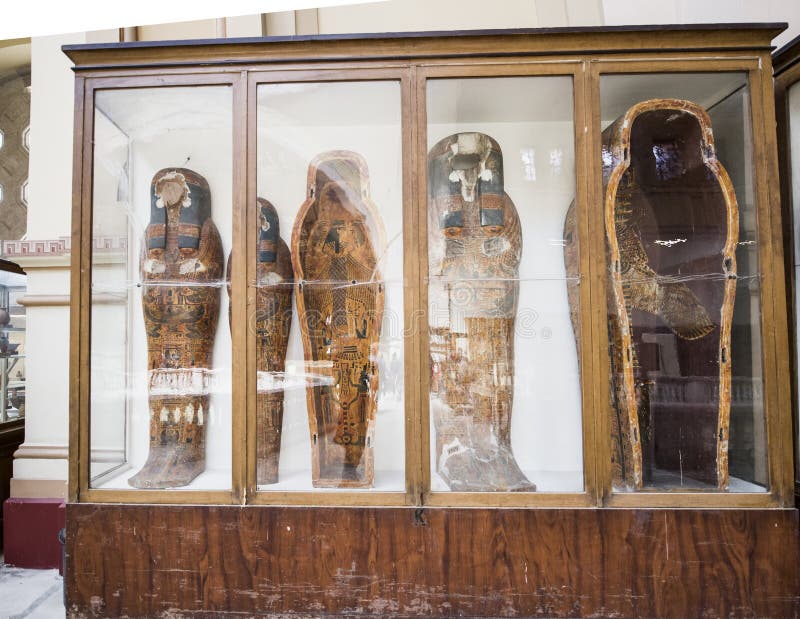 The Egyptian Museum of Antiquities -Cairo- inside view, in pandemic, covid 268