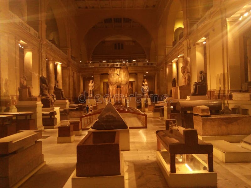 Egyptian museum in Cairo stock images Egyptian museum in Cairo stock images