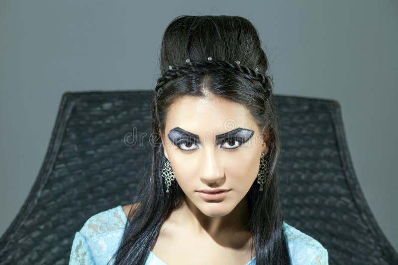 Egyptian Queen Cleopatra stock image. Image of hairstyle 61137835