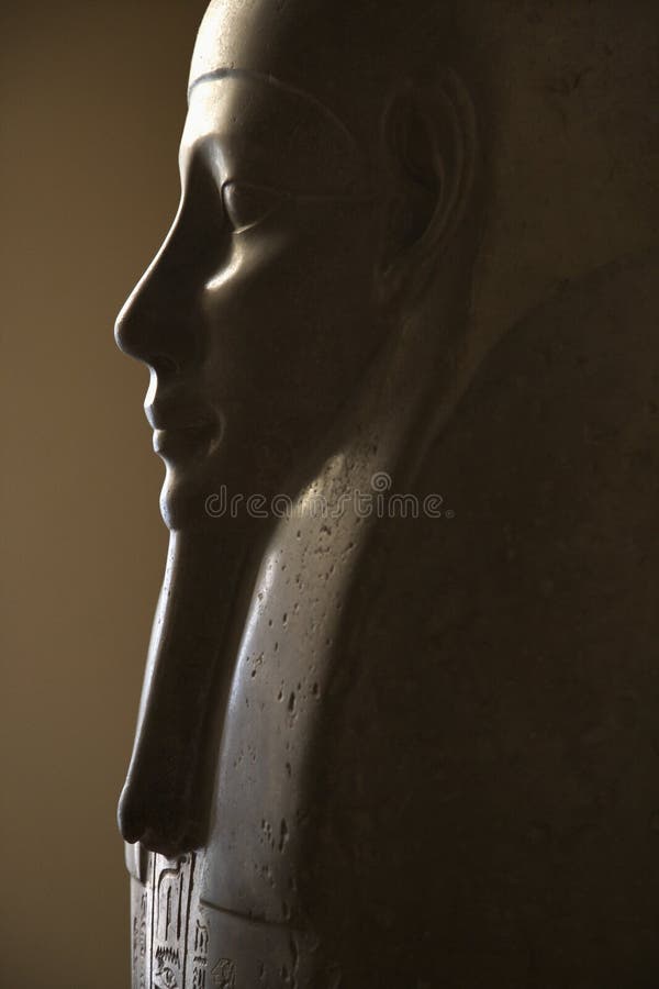 Egyptian sarcophagus in the Vatican. Profile of Egyptian sarcophagus in the Vatican Museum, Rome, Italy royalty free stock image Egyptian sarcophagus in the Vatican. Profile of Egyptian sarcophagus in the Vatican Museum, Rome, Italy royalty free stock image