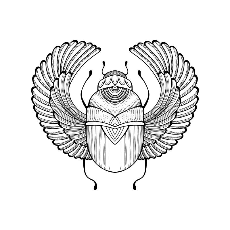Egyptian scarab tattoo symbol of creation and emergence  Tattooing