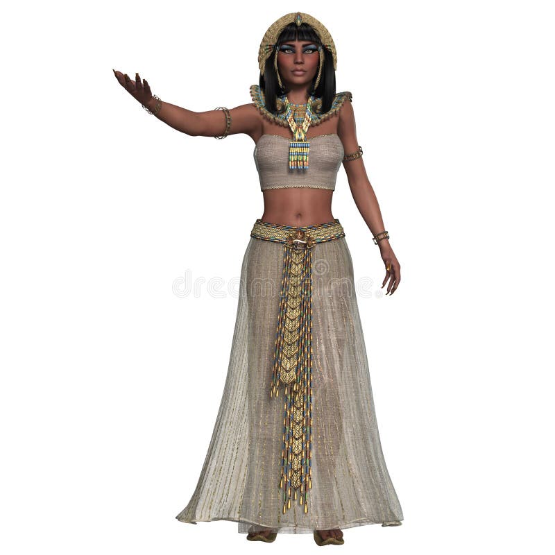 Egyptian Woman Attire stock illustration. Illustration of palace - 39599431