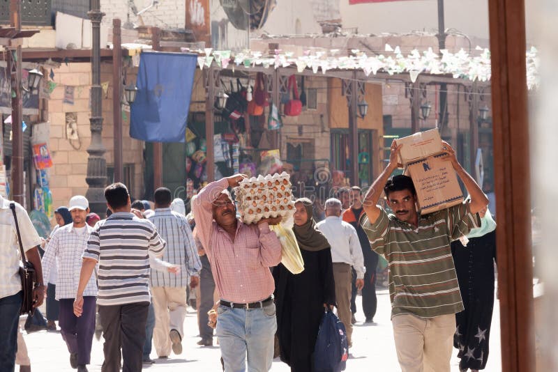 Egyptian Workers in Cairo, Egypt Editorial Stock Image Image of egypt
