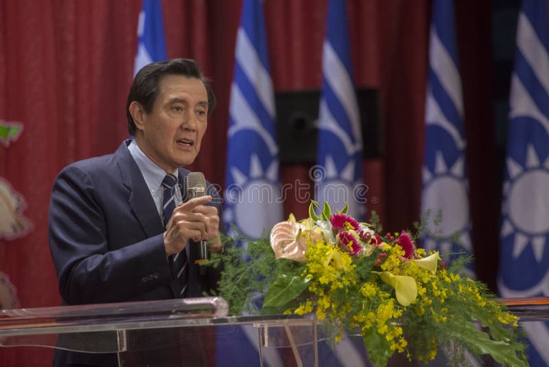 Ehemaliger Taiwan-Präsident Ma Ying-jeou stockfoto Ehemaliger Taiwan-Präsident Ma Ying-jeou stockfoto