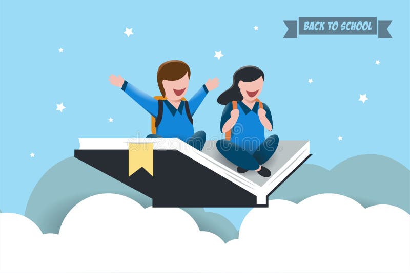 Back to school vector illustration royalty free illustration Back to school vector illustration royalty free illustration