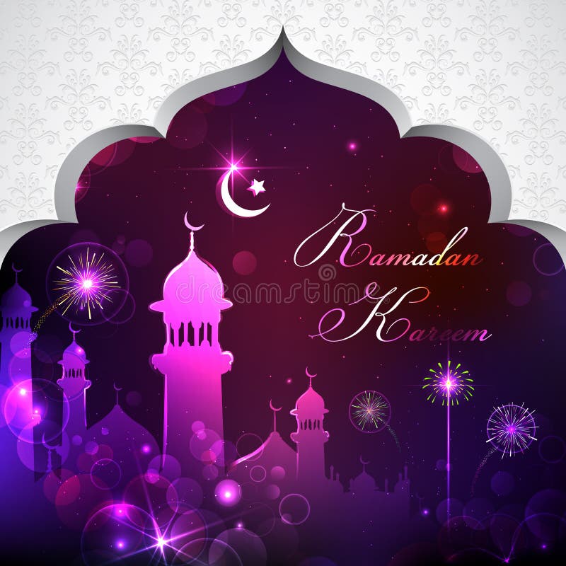 Eid Mubarak Background stock illustration