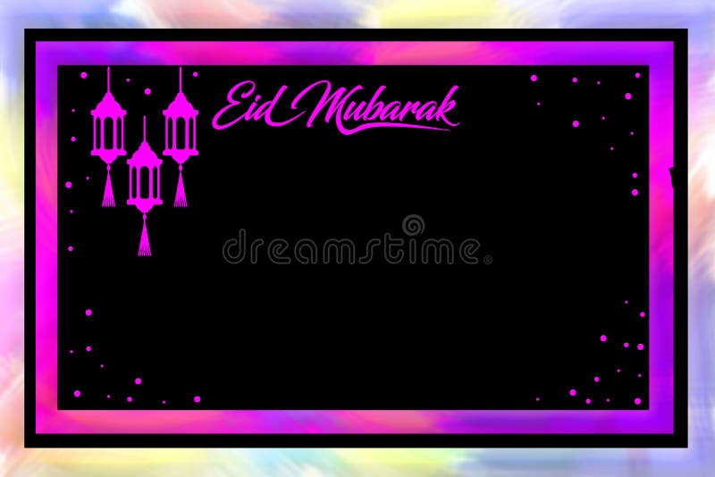 Nền Eid Mubarak đầy màu sắc sẽ khiến bạn say mê. Những họa tiết tinh tế và những chữ viết cầu mong không chỉ làm nổi bật chiếc thiệp của bạn, mà còn mang đến niềm vui, sự hân hoan cho dịp Lễ Eid. (Translation: The colorful Eid Mubarak background will enchant you. The delicate patterns and prayers not only highlight your card, but also bring joy and happiness to the Eid occasion.) 