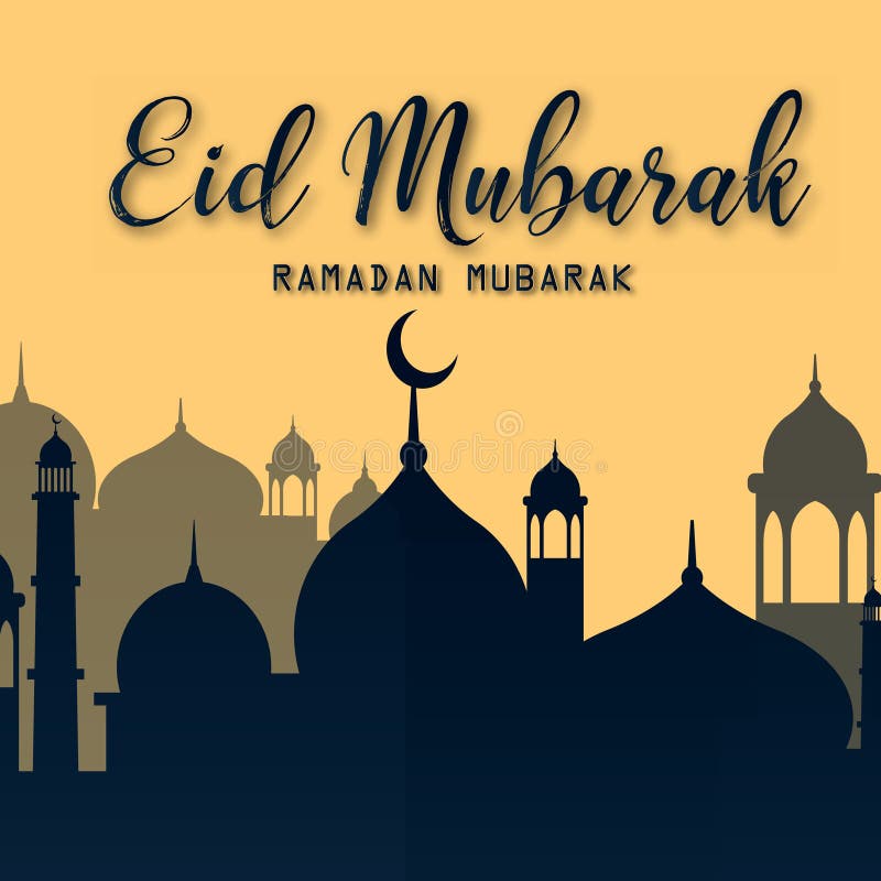 eid mubarak Ramadan Mubarak h?lsningkort med islamiska prydnader vektor stock illustrationer eid mubarak Ramadan Mubarak h?lsningkort med islamiska prydnader vektor stock illustrationer